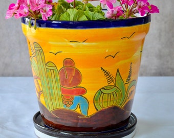 Pot with plate