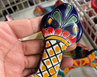 4 Multicolor Talavera Handles