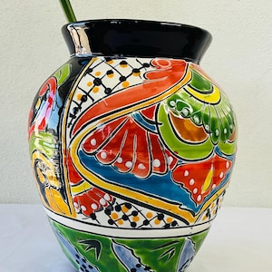 Talavera Vase/  Handmade Vase