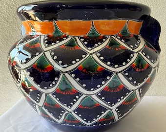 Peacock flowerpot