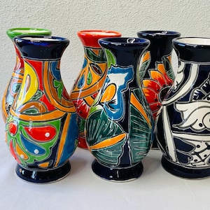 Talavera flower vase