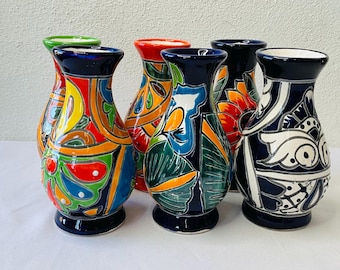 Talavera flower vase