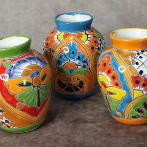 Talavera flower vase