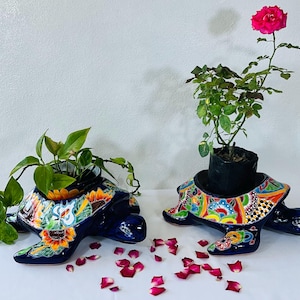 Vaso de tartaruga Talavera