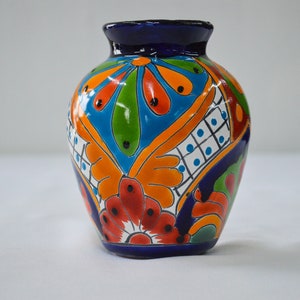 Talavera flower vase