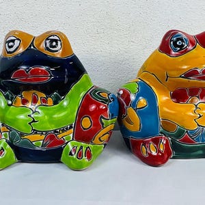 Doniczka Talavera w kształcie żaby!