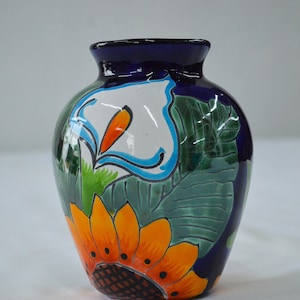 Talavera flower vase