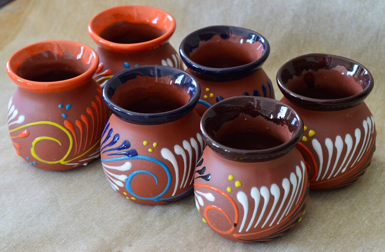 6 coffee cups/ mugs from México image 2