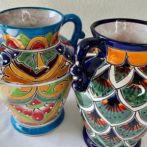 Talavera flower vase