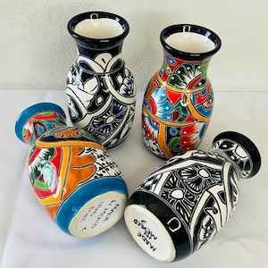 Talavera flower vase