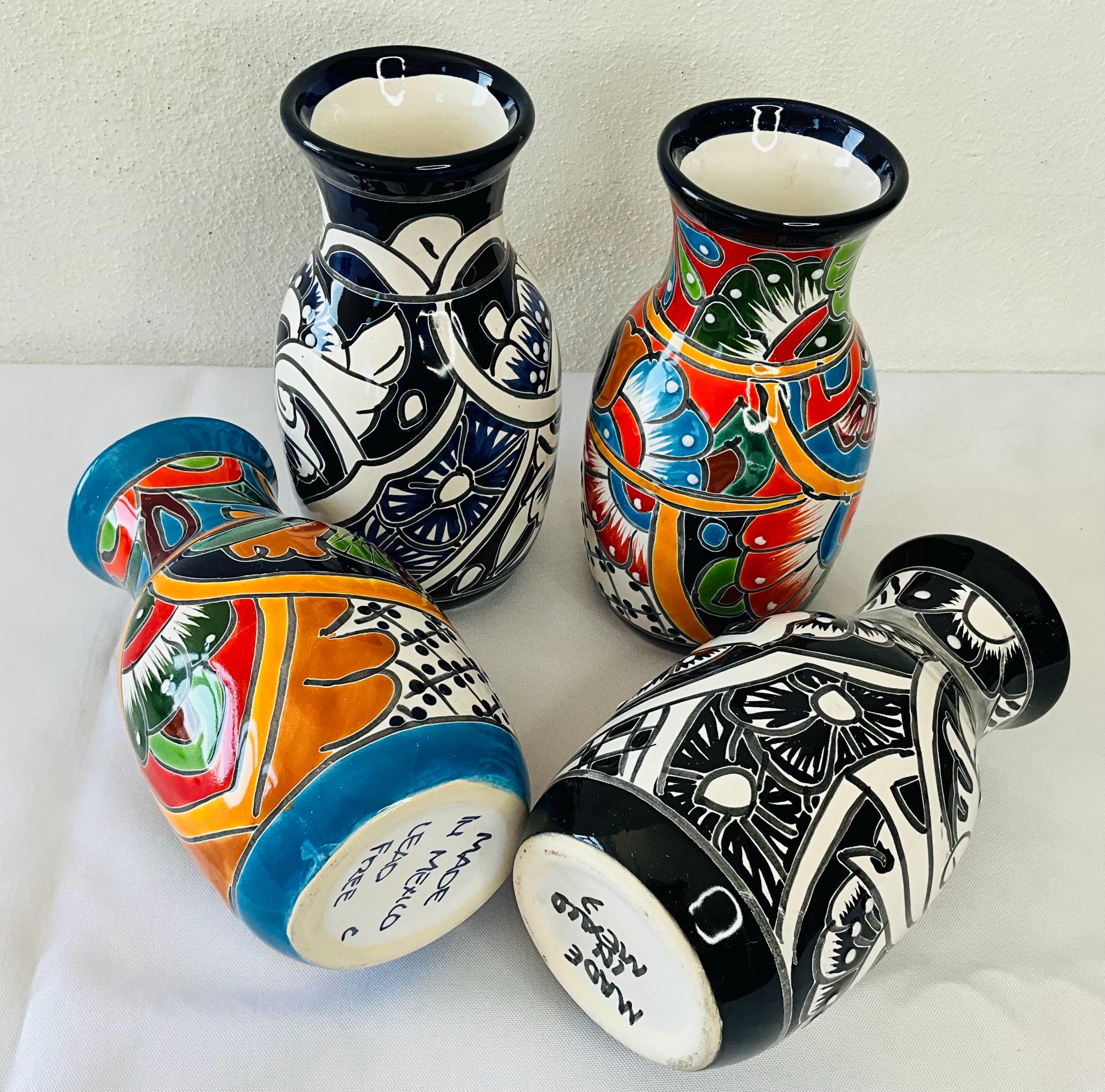 Talavera flower vase
