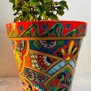 Maceta Talavera colorido