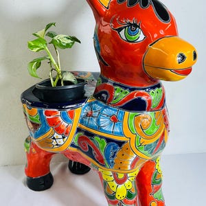 A Talavera Donkey pot.