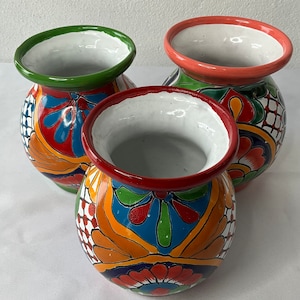 Talavera flower vase