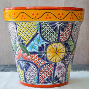 Maceta Talavera colorido