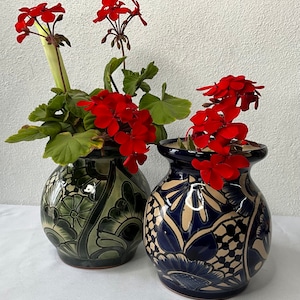 Talavera flower vase