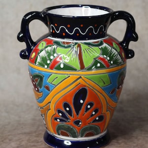 Talavera flower vase
