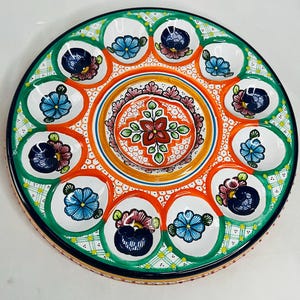 Talavera Appetizer Tray 3 divisions
