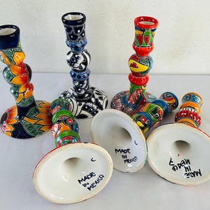 Talavera candle-reflex stars