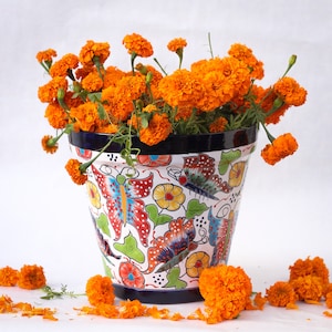 Colorful Vaso Talavera Pot