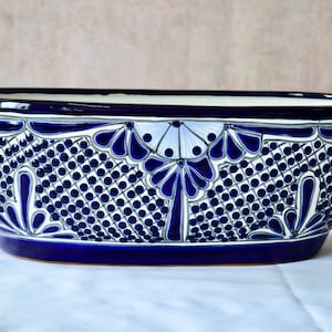 Colorful Talavera Long Pot