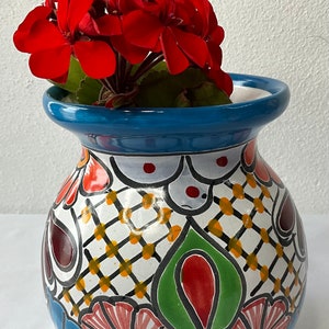 Talavera flower vase