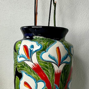 Talavera  Calla Lilies flower vase