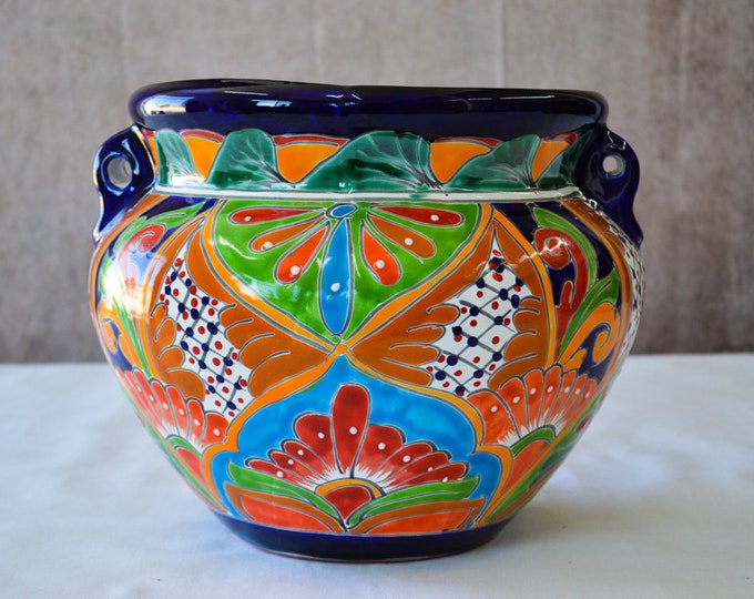 Talavera flower pot