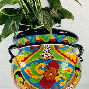 1- Talavera-Wandtopf