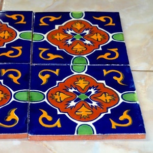 40 Mexican Tiles  6x6 or 90 Talavera tiles 4x4