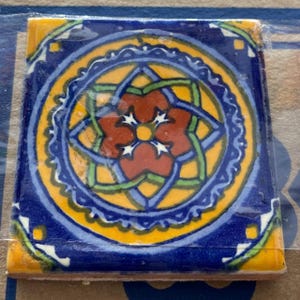 100 Mexican Tile Talavera  2 &quot;X 2&quot;