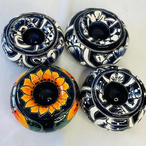 Mexican Talavera Ashtray water 2 pieces