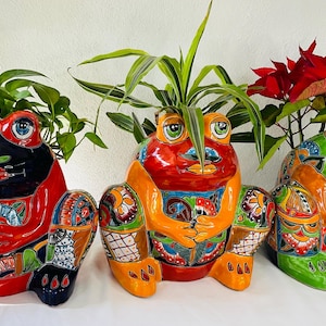 Talavera Frog Pot-Señor Frog&#39;s!