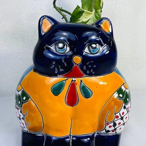 Talavera Cat Pot