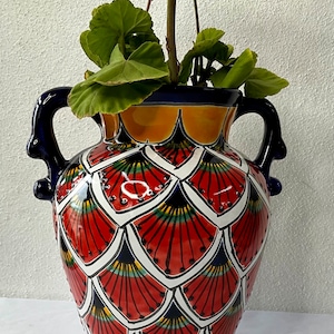 Talavera flower vase