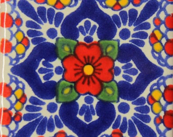 50 azulejos Talavera - pintadas a mano 2 &quot;X 2&quot;