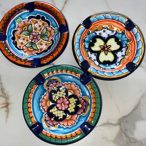 Mexican Talavera Ashtray
