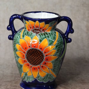 Talavera flower vase