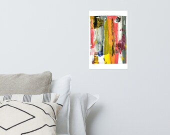 Sinceramente | Impressão de arte de pôster abstrato