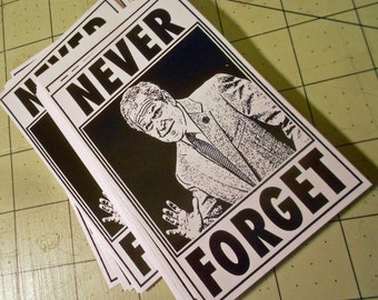 Vinyl Sticker - Vergeet GWB nooit
