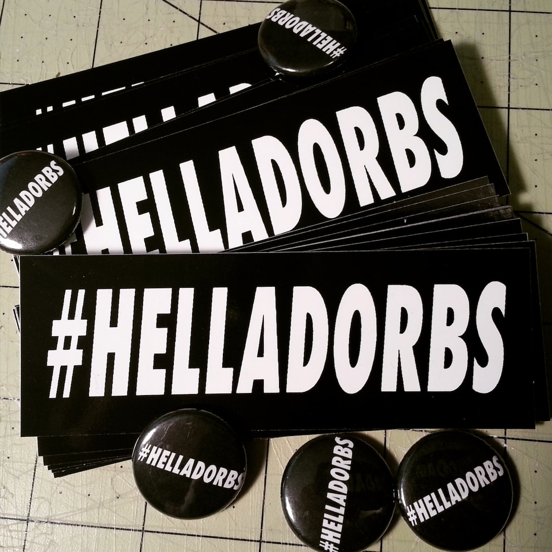 Hellur Sticker Vinyl Sticker - #HELLADORBS - Etsy