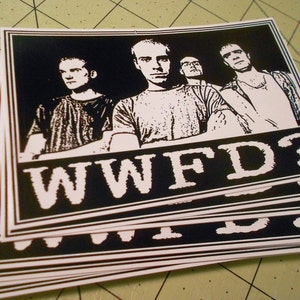 Vinyl Sticker - What Would FUGAZI Do?