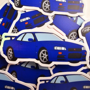 Nissan R34 Skyline Sticker