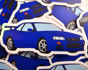 Pegatinas del Nissan R34 Skyline