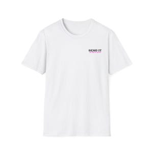 Camiseta con ilustración de coche de drifting / Gráfico "Send It Racing", estilo JDM imagen 3