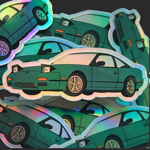 Nissan 240sx holographic sticker