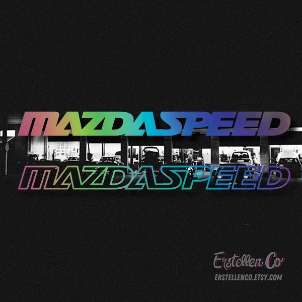 Mazda Speed Decal