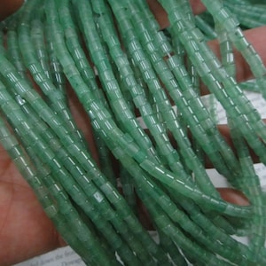 4mm aventurine heishi beads, 15.5 inch