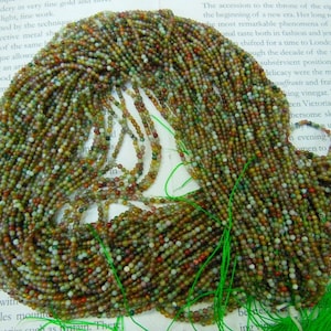 2mm natural indian agate round beads, 15.5 inch