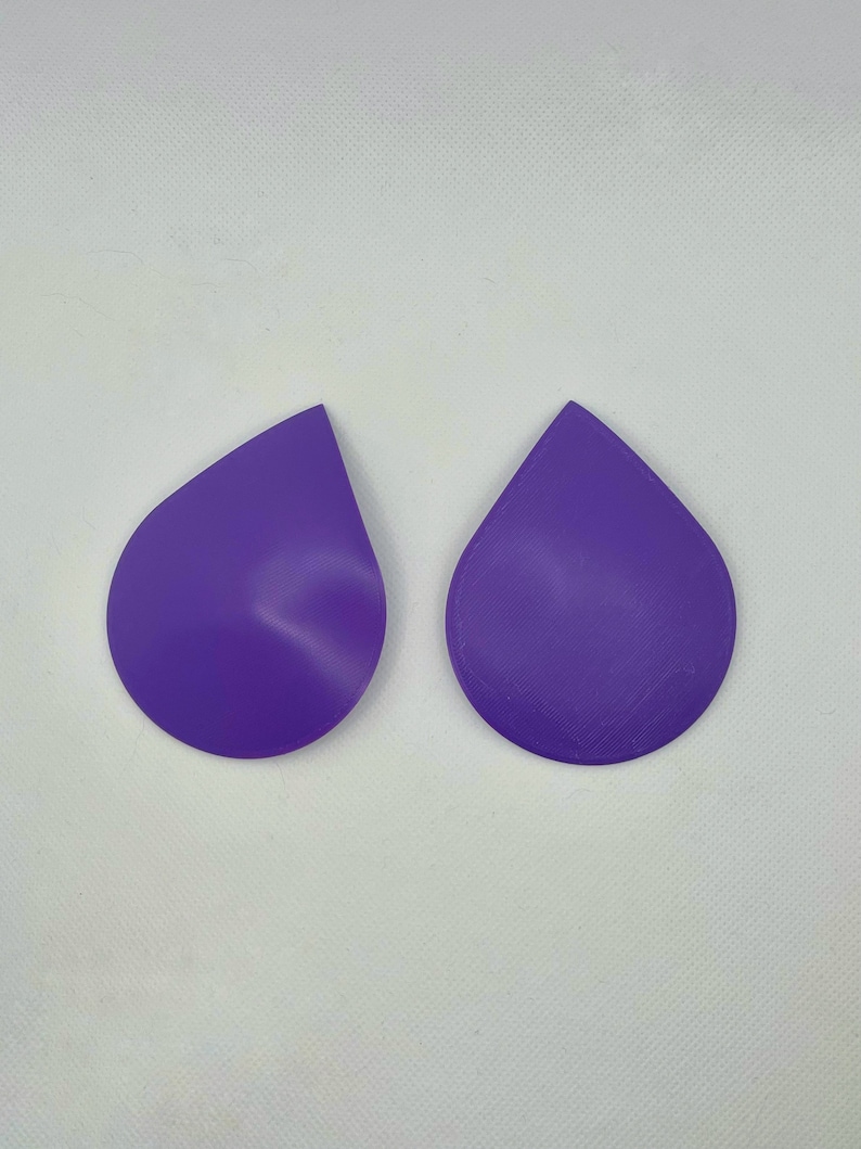 TearDrop Pastie Blanks 3D printed pasties hard base pasties image 2